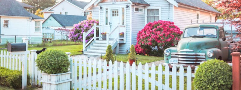 House with fence